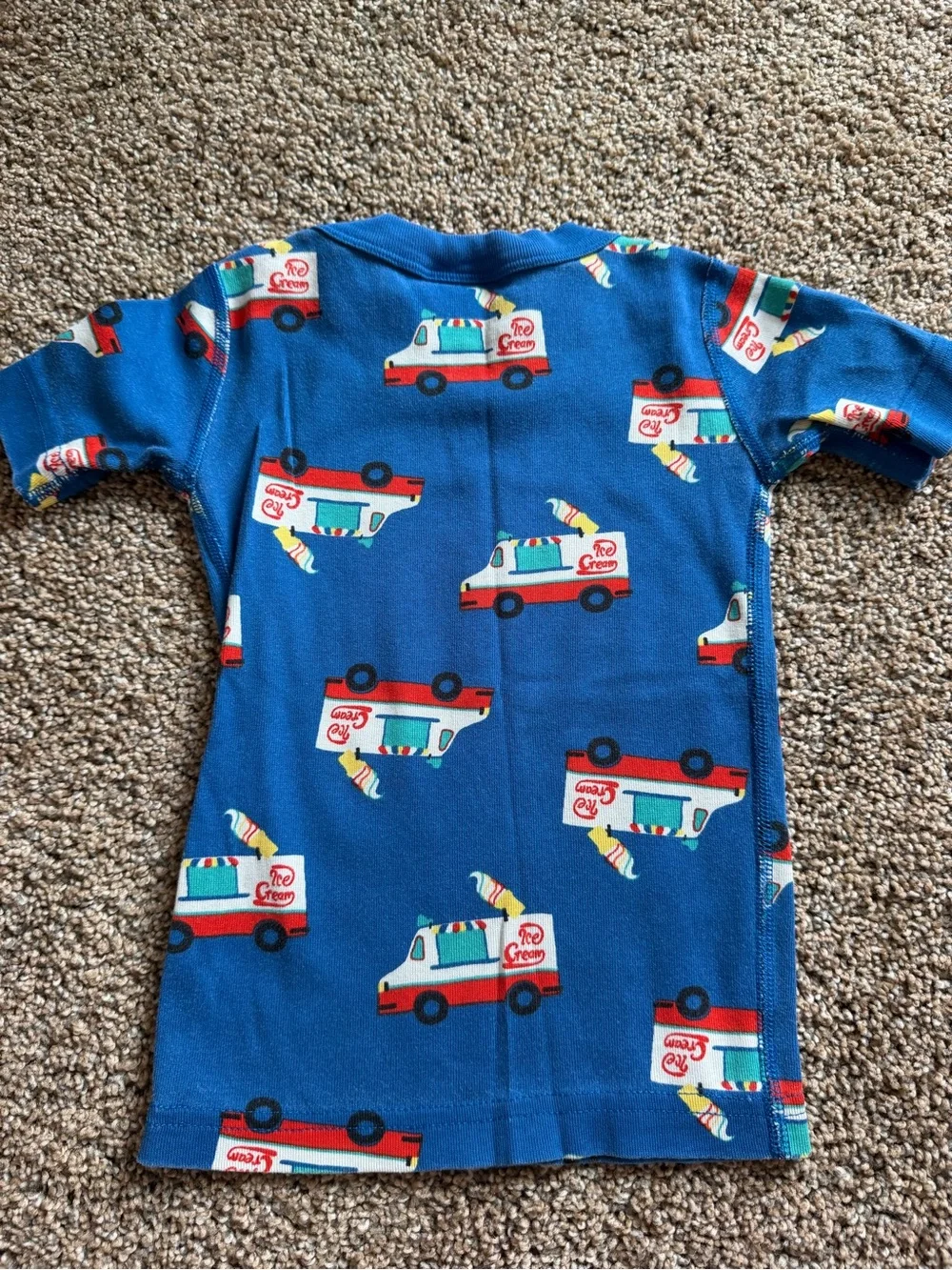 HANNA ANDERSSON Ice Cream Truck Short Sleeve & Shorts Pajama Set